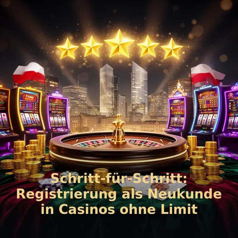 Schritt-für-Schritt: Registrierung als Neukunde in Casinos ohne Limit