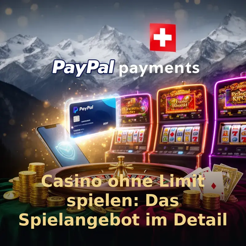 Casino ohne Limit spielen: Das Spielangebot im Detail
